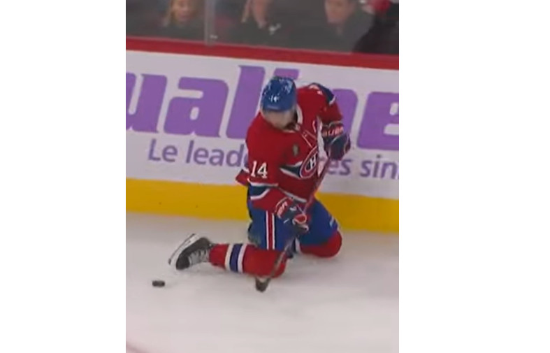 Deux bris d'équipement dans le même match : dure soirée pour les patins du Canadien