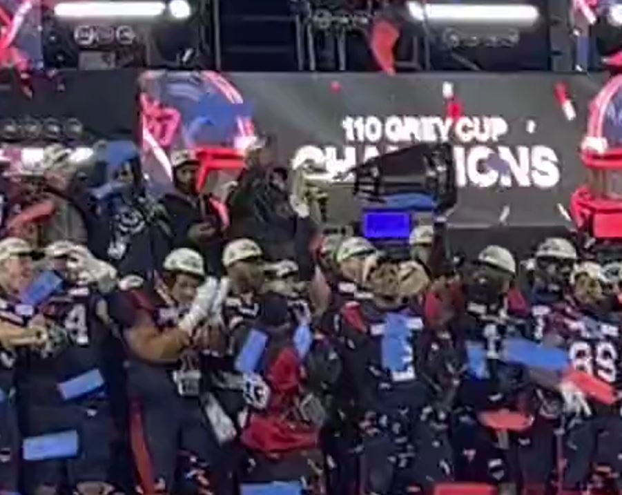 Les Alouettes remportent la Coupe Grey