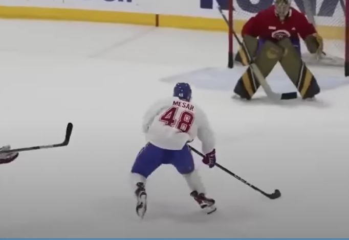 Filip Mesar parle avec Paul Byron une fois par semaine