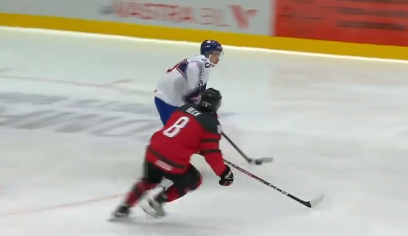 Match pré-CMJ : Lane Hutson se donne en spectacle face au Canada