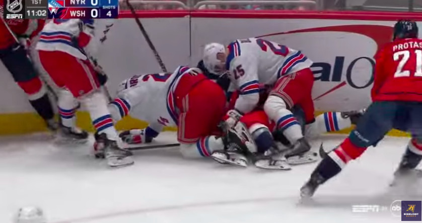 Mark Messier a versé son fiel sur un joueur des Rangers de New York