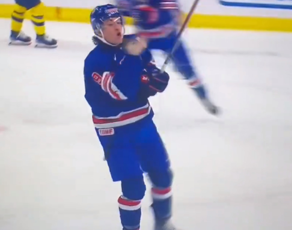 Geste de Ryan Leonard : les Suédois n'ont pas apprécié