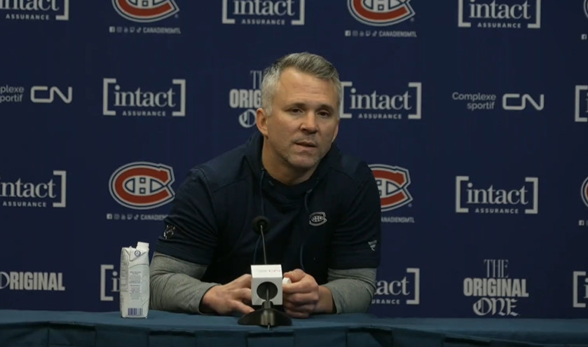 Cinq défaites : côté rendement, c’est la meilleure séquence de 5-6 matchs (selon Martin St-Louis)