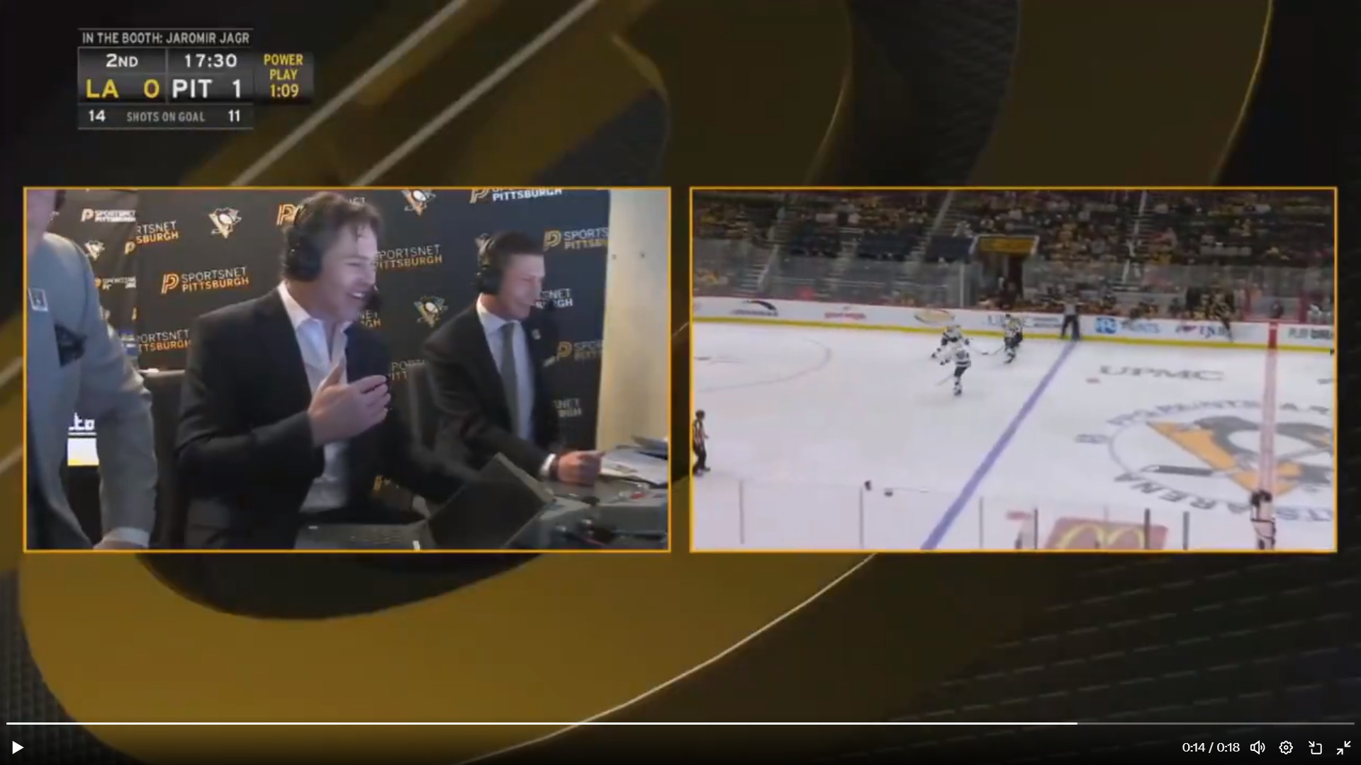 Jaromir Jagr lâche un « f*ck » en direct à la télé