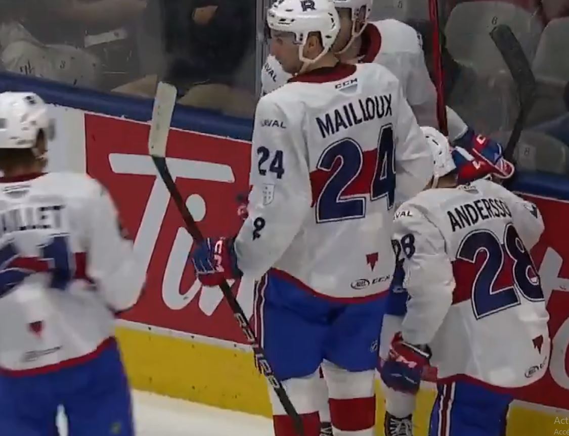 Despite the playoff race in Laval, Maillox should be playing in Montreal by the end of the season