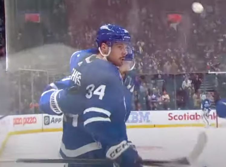 Auston Matthews (qui a commencé en 2016) est le 10e meilleur buteur de la LNH depuis 2010