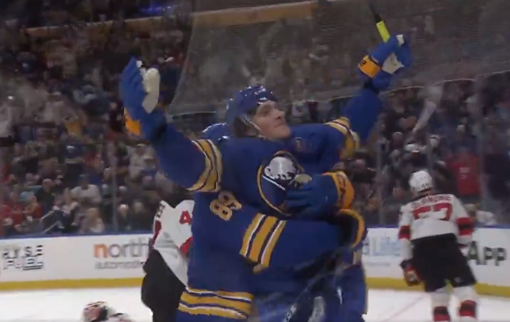 Top-2 : Tage Thompson inscrit quatre buts dans une victoire des Sabres