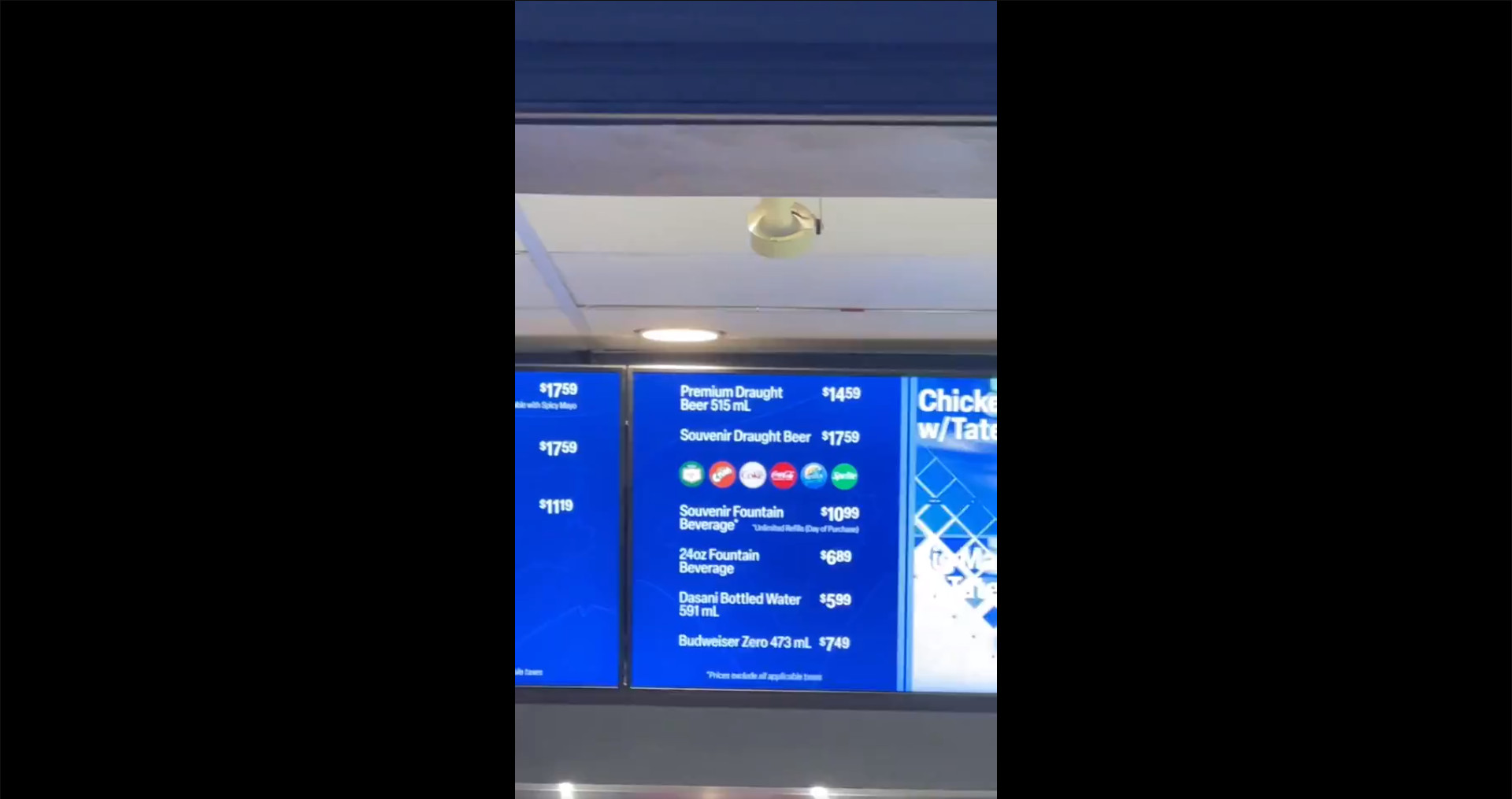 Blue Jays de Toronto : les prix des concessions sont absurdes