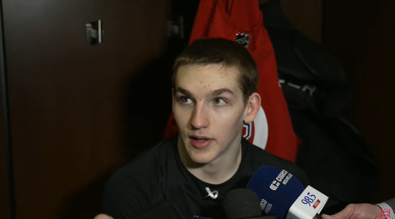 Lane Hutson aurait pu être repêché « first overall » s'il avait mesuré un pouce de plus que présentement