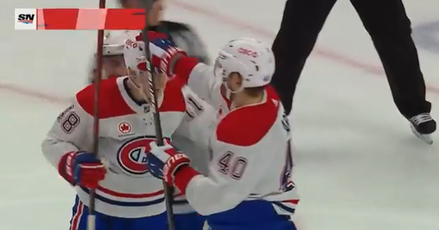 Un premier point à son premier match pour Lane Hutson