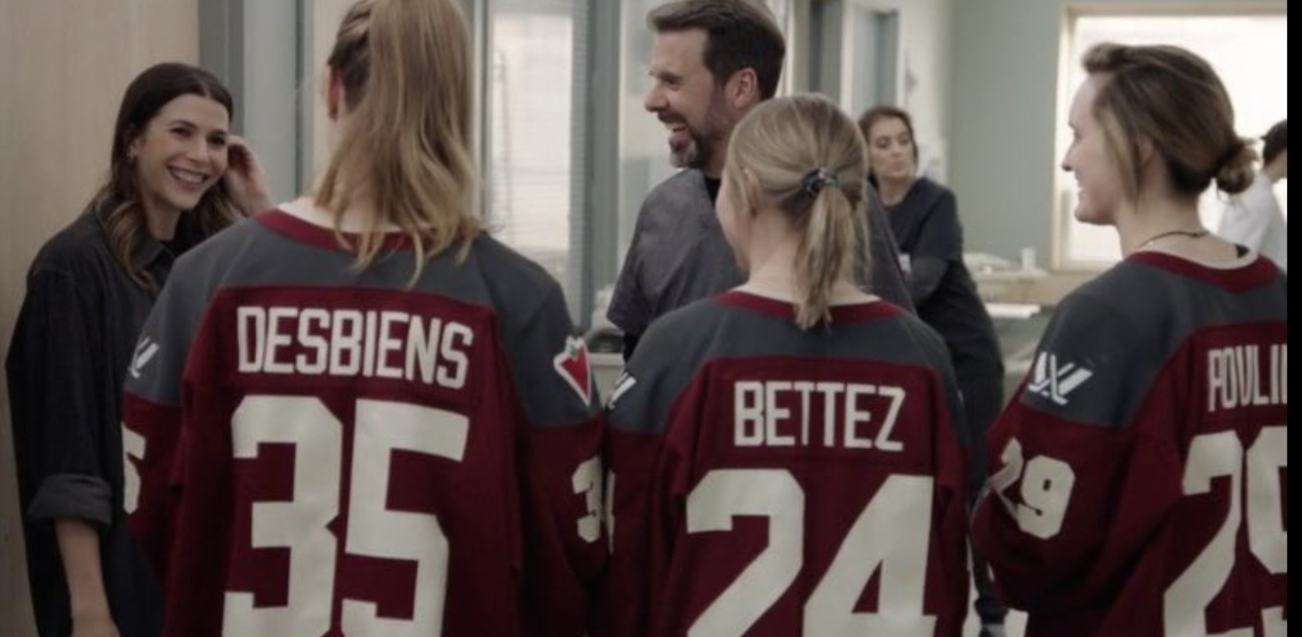 Des joueuses de l'équipe de Montréal ont fait une apparition dans la finale de STAT