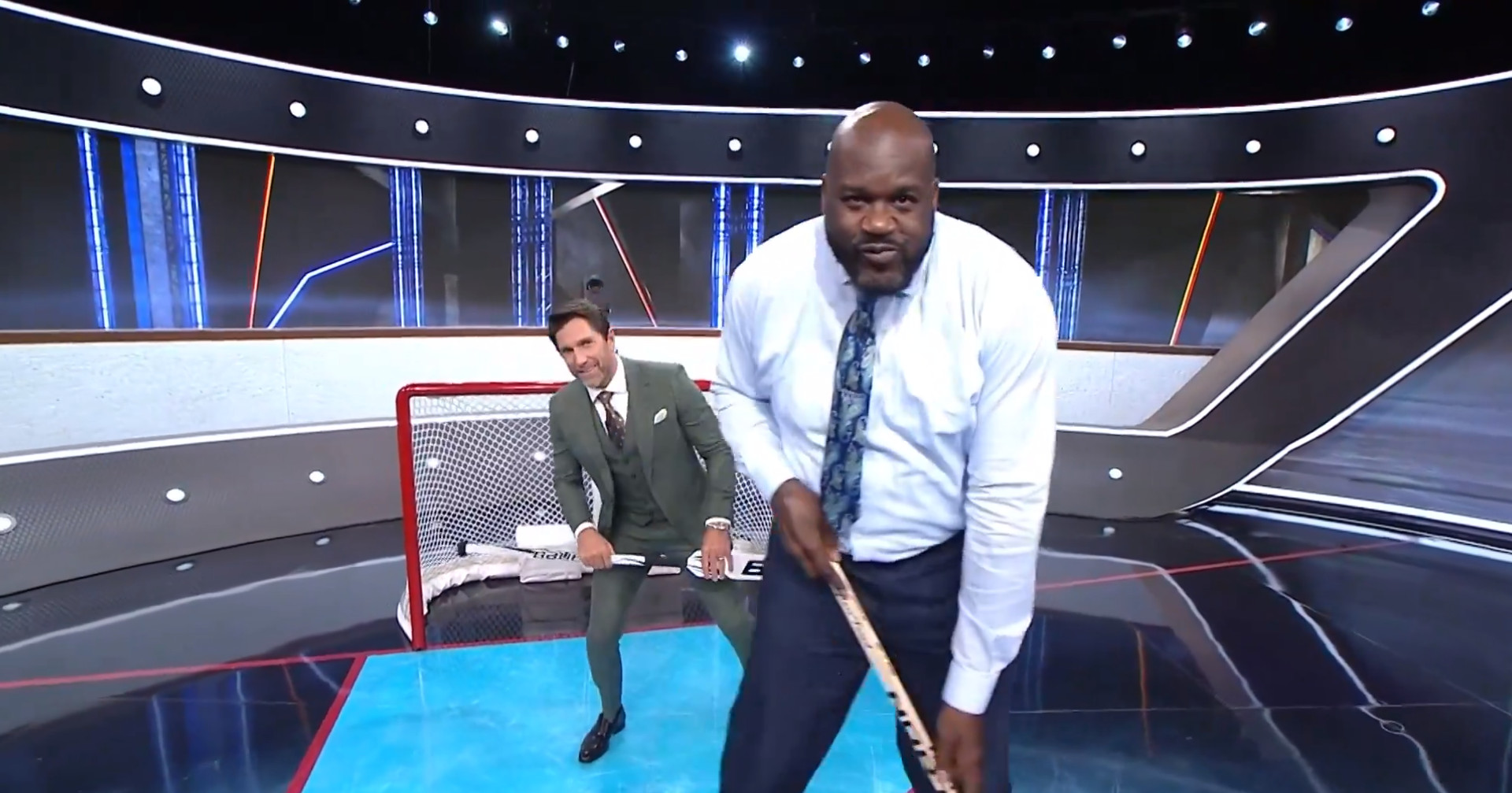 Shaquille O'Neal imite (drôlement) Zach Hyman