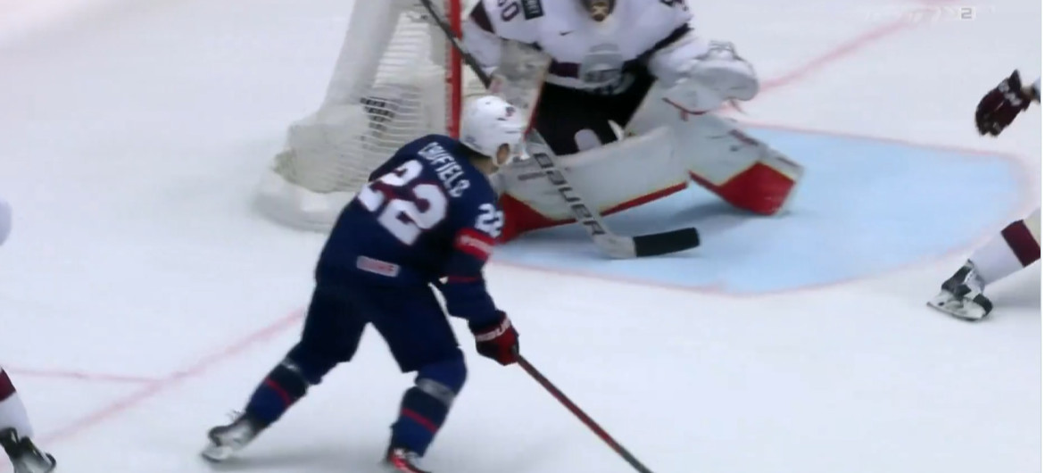 Cole Caufield : quatre points dans son match du jour au Championnat du monde