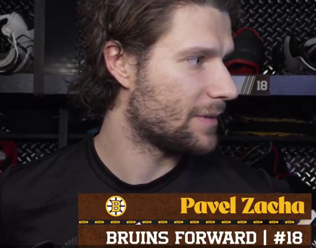 Pavel Zacha veut que les Bruins s'en prennent aux meilleurs des Panthers