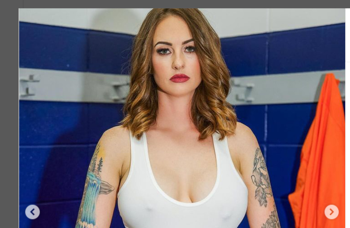 La partisane des Oilers qui a montré ses seins s'associe à Playboy