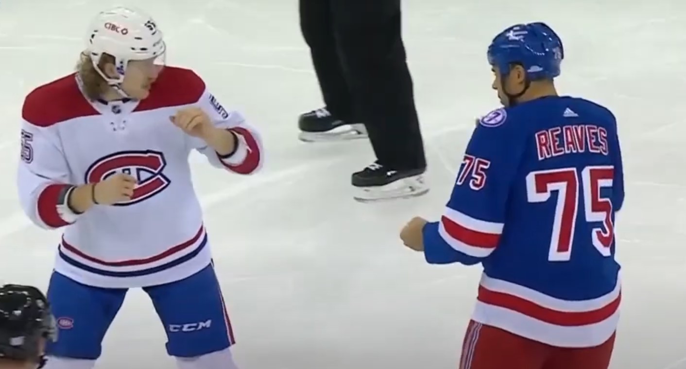 Michael Pezzetta : c'est avec une épaule séparée qu'il s'est battu contre Ryan Reaves