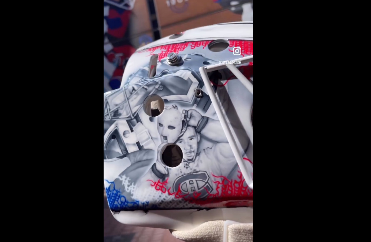 Un superbe masque impliquant Carey Price et Jacques Plante circule