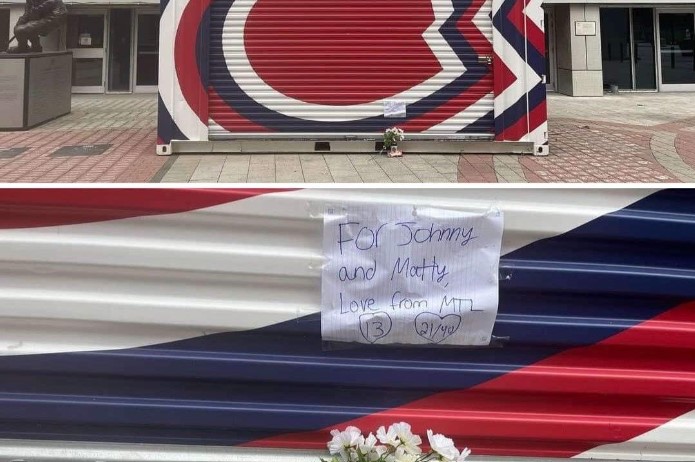 Johnny Gaudreau : des hommages devant les arénas (dont le Centre Bell)