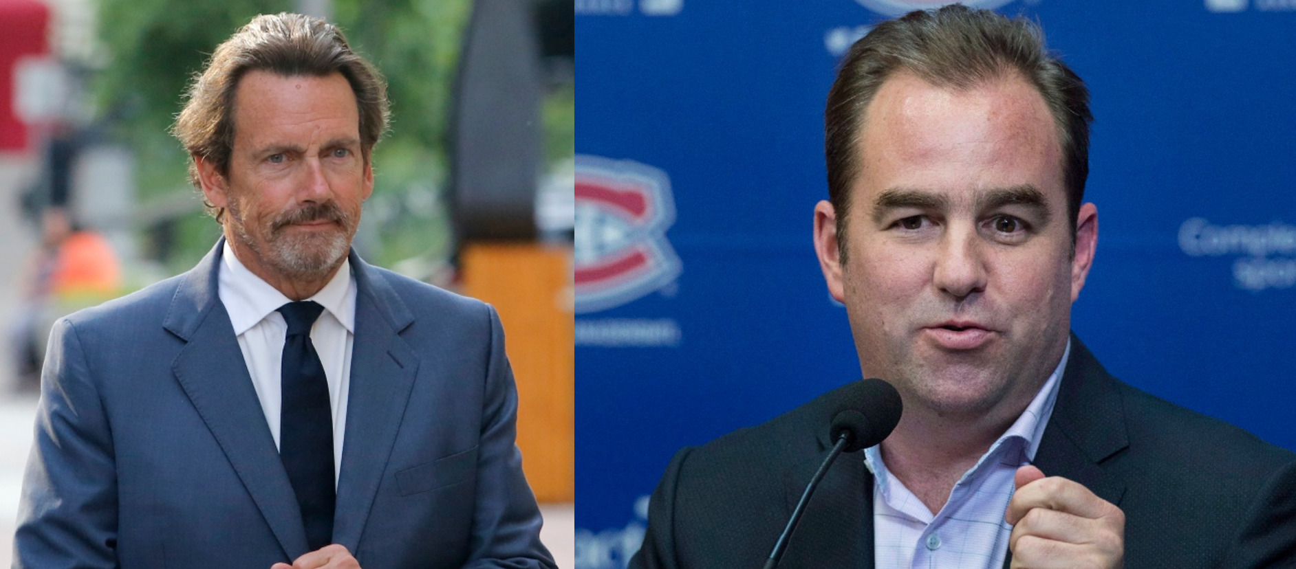 Pierre-Karl Péladeau et Geoff Molson ont passé leur dimanche soir ensemble