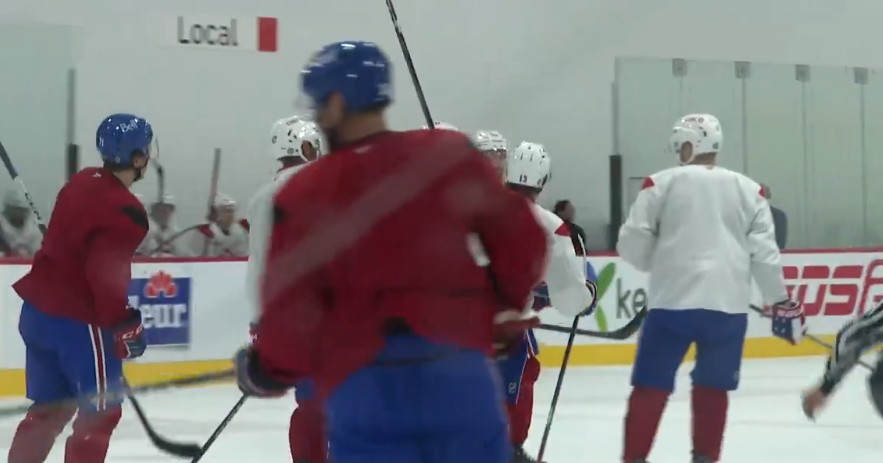 Joel Armia s'est entraîné avec Cole Caufield et Nick Suzuki