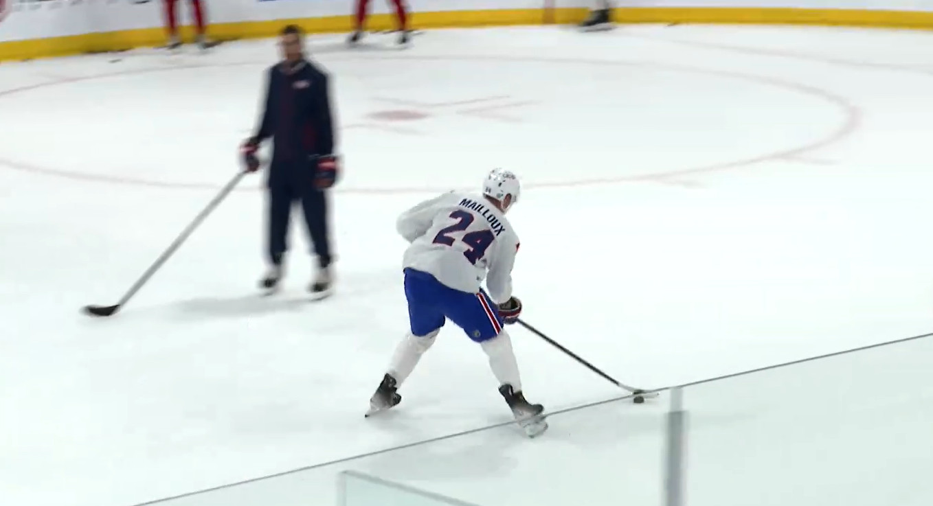 Hutson et Mailloux : les deux gars qui se sont démarqués aujourd'hui à Brossard