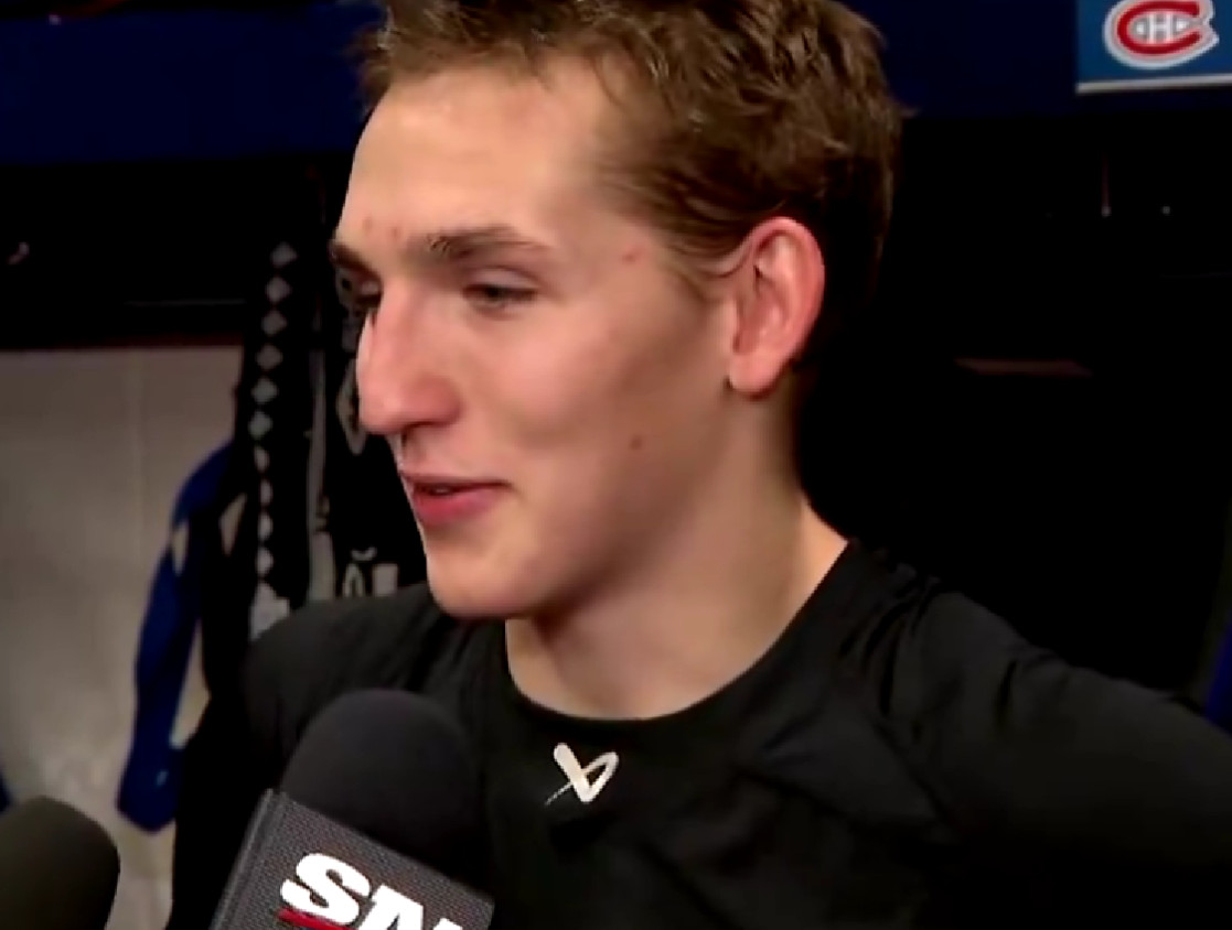 Lane Hutson et ses trop longues présences sur la patinoire