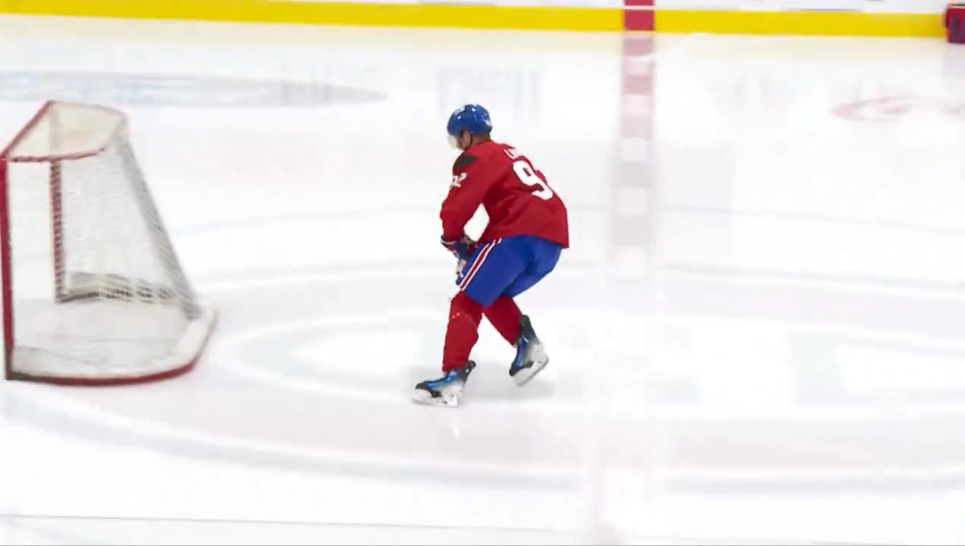 Patrik Laine a patiné à nouveau aujourd'hui à Brossard