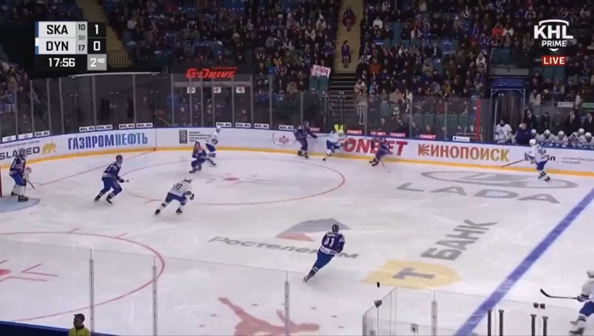 SKA : Demidov joue moins de 10 minutes pour un 7e match de suite