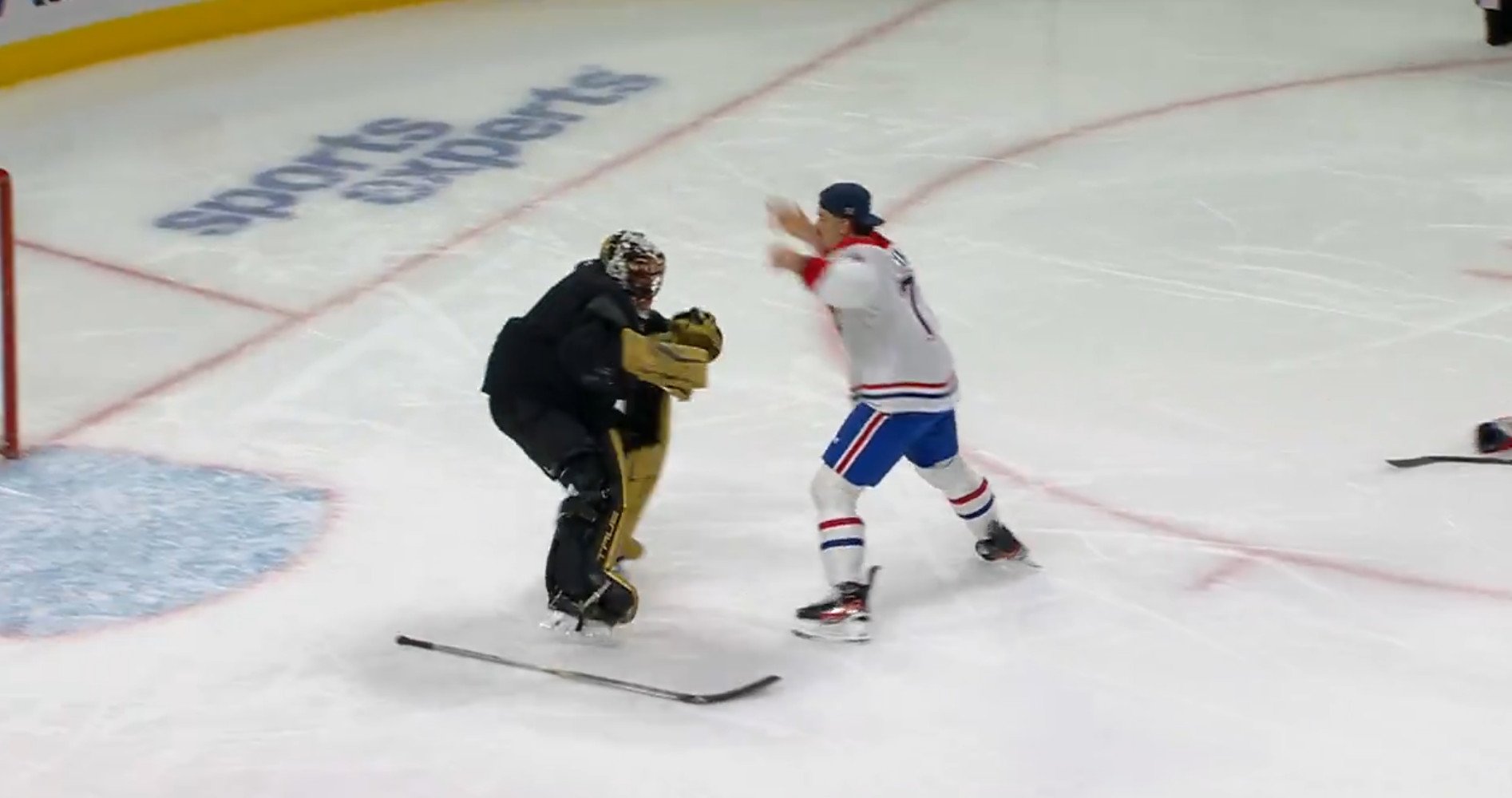 Arber Xhekaj jette les gants lors des tirs de barrage