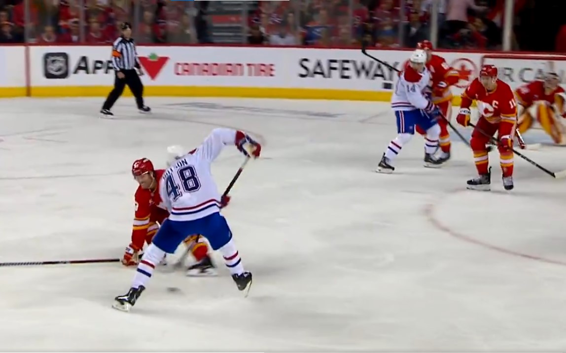 Lane Hutson a passé plus de la moitié de la troisième période sur la glace