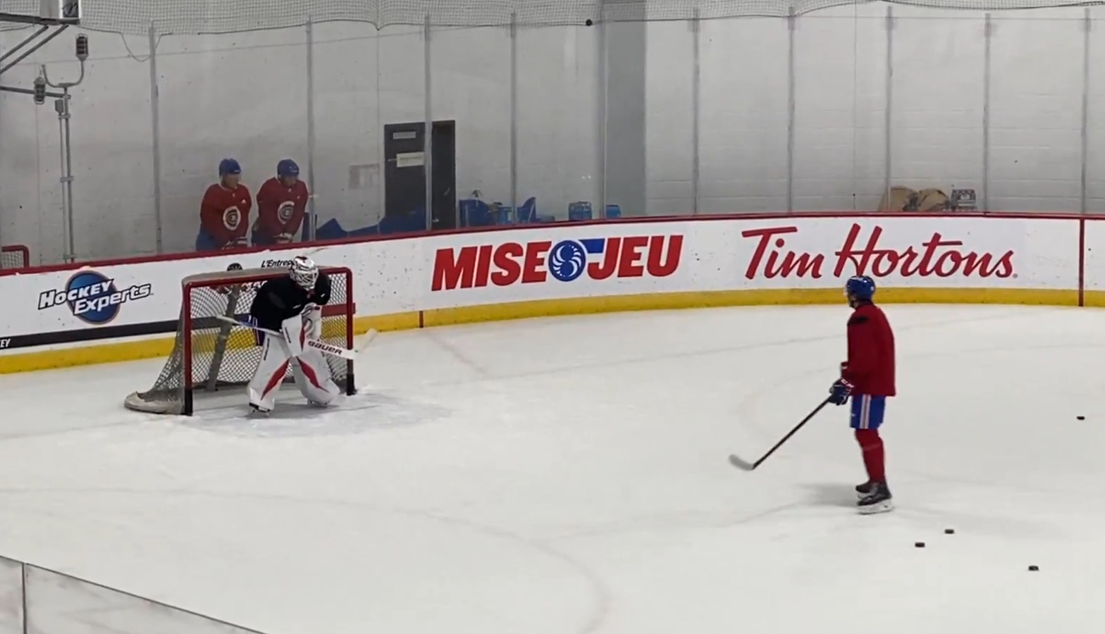 Jacob Fowler s&#039;est entraîné à Brossard aujourd&#039;hui