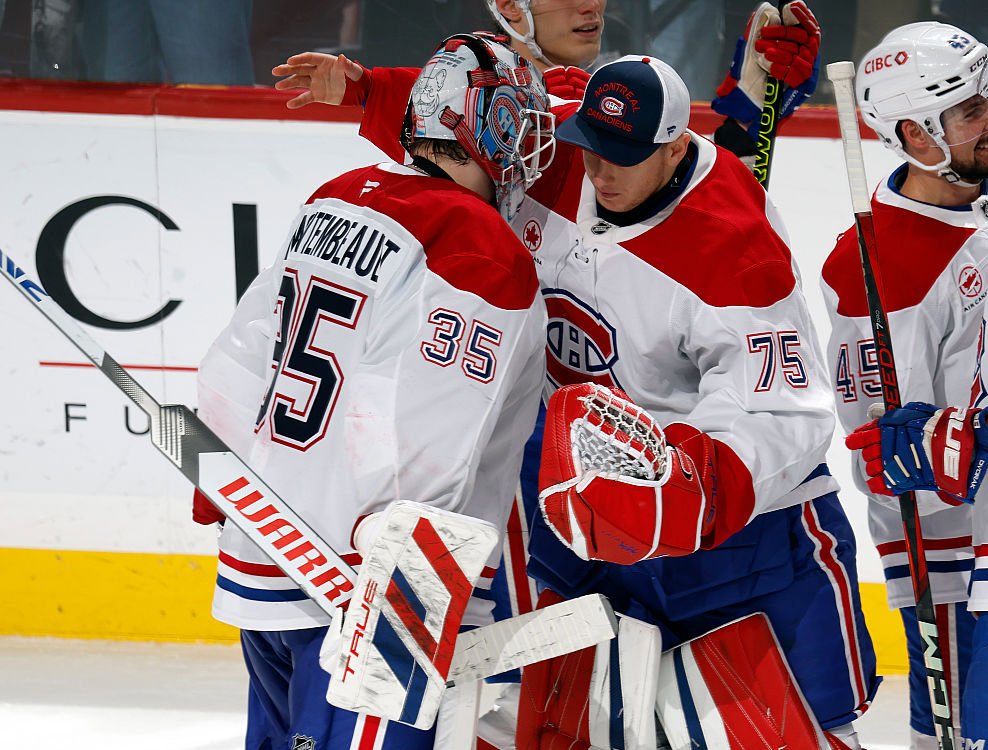 Le CH a une fiche de 27-0-3 lorsque ses gardiens jouent pour .900 (ou mieux) cette saison