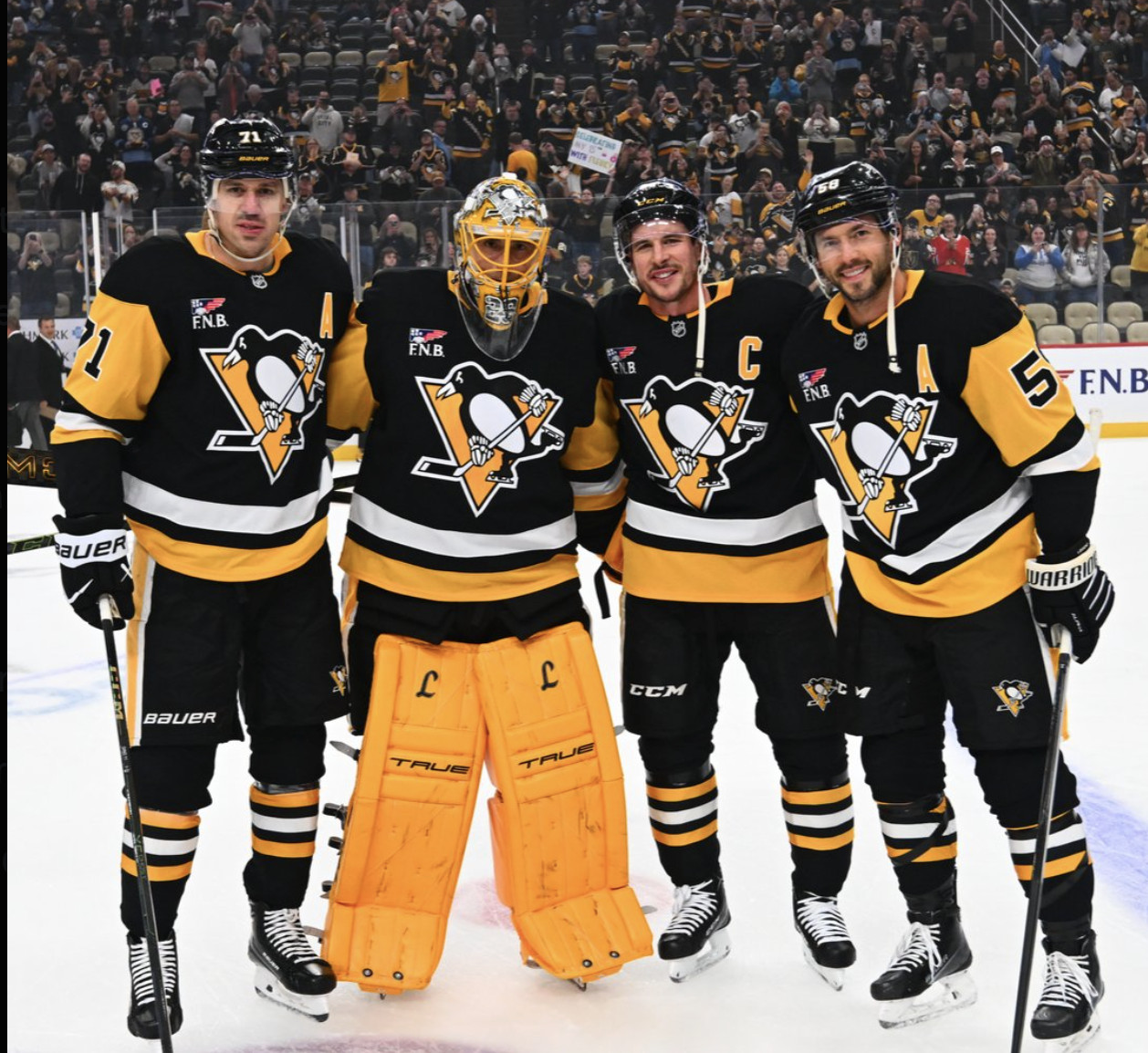 Fleury, Crosby, Malkin et Letang réunis pour la dernière fois le temps d&#039;un match