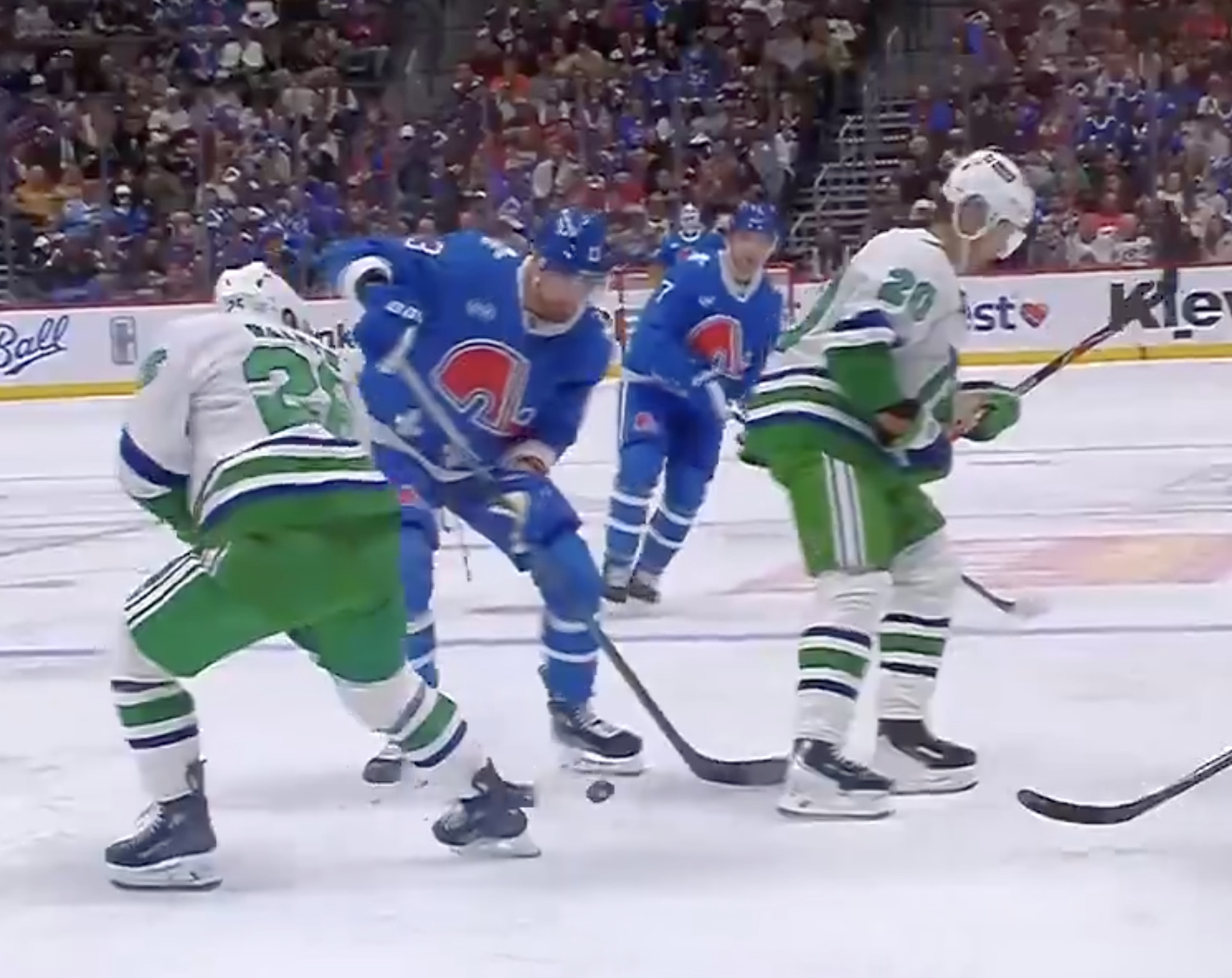 Top-5 : Les Nordiques (du Colorado) battus par les Whalers (de la Caroline)