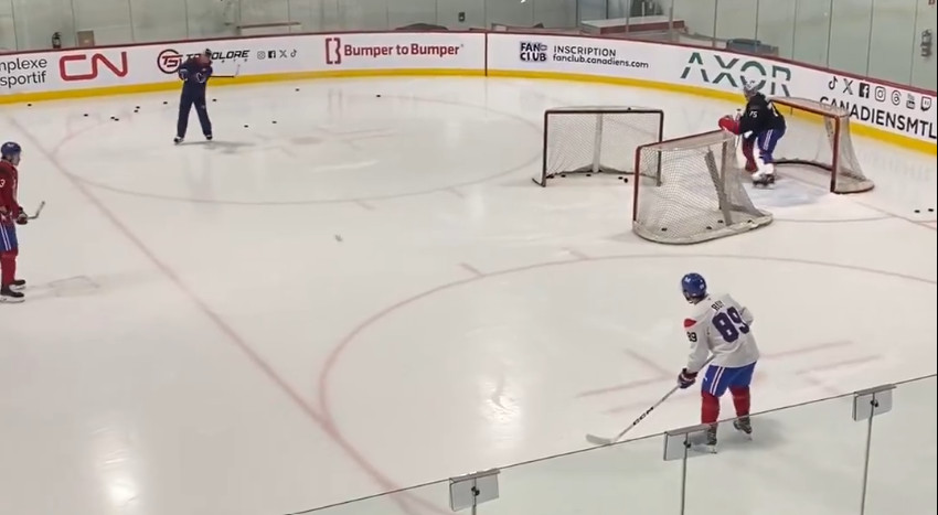 Voici pourquoi Joshua Roy est à l&#039;entraînement ce matin