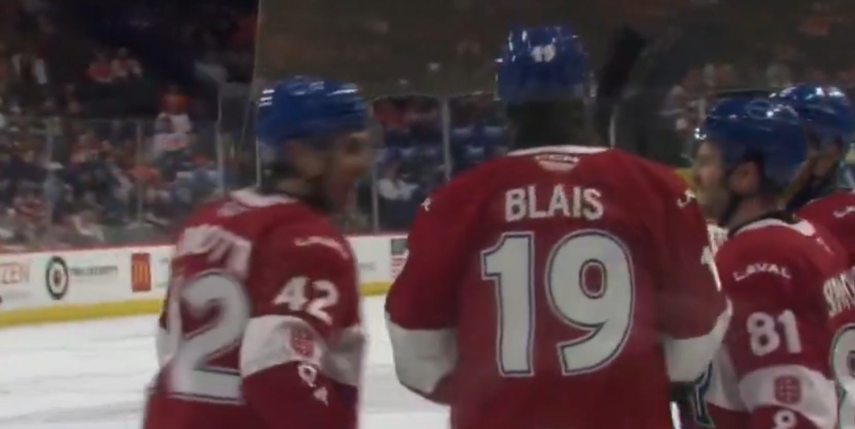 Samuel Blais marque deux buts à son premier match avec le Rocket