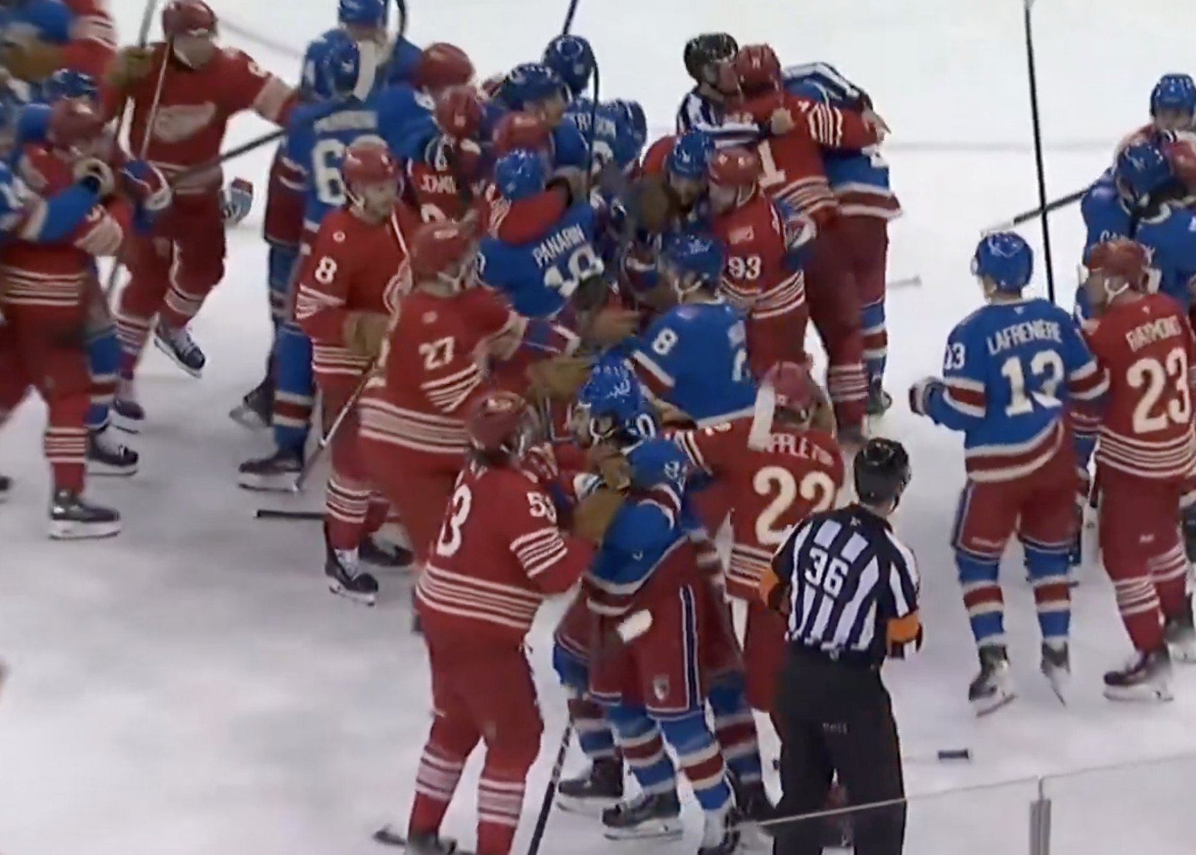 Top-5 : Spectaculaire mêlée générale au MSG