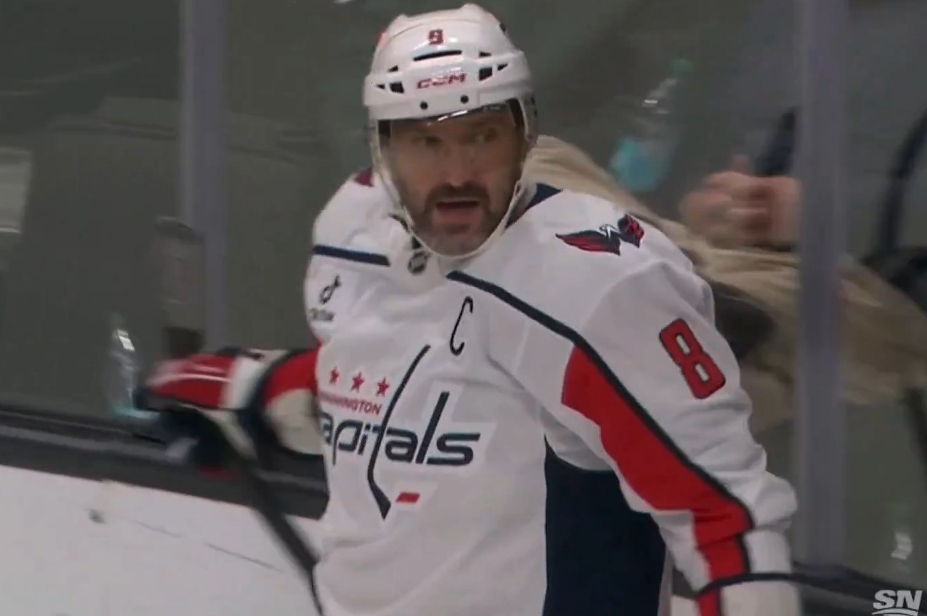 Top-5 : Deux autres buts d&#039;Ovi dans une dégelée des Caps à San Jose