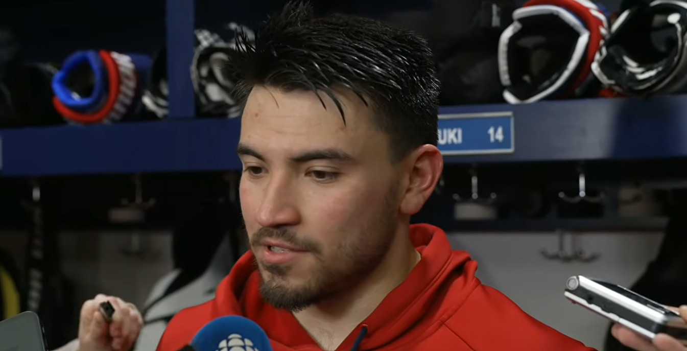 Nick Suzuki : "on était mous en tant que groupe"