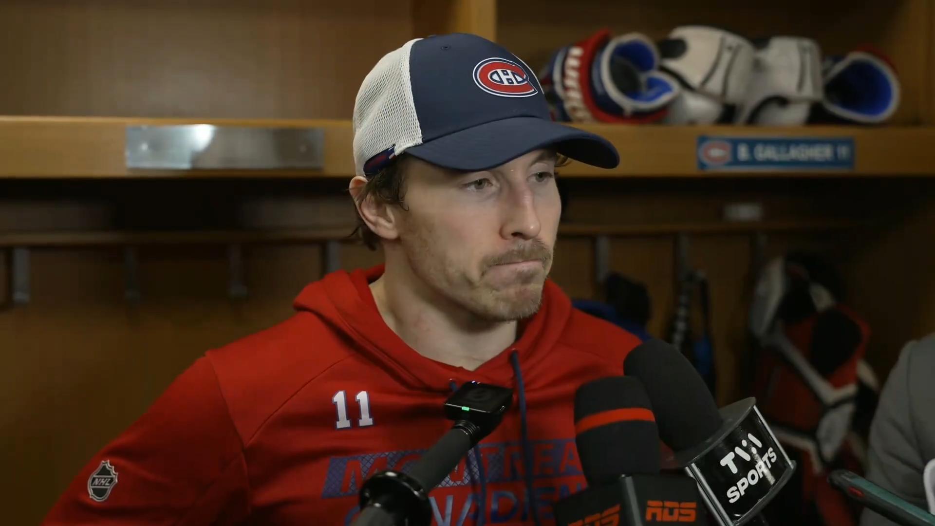 Brendan Gallagher pourrait jouer son dernier match avec le Canadien demain soir