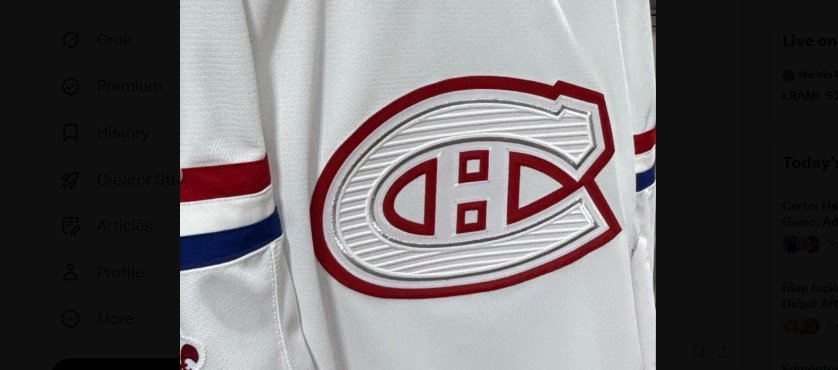 Canadien : Une première image du chandail Hometown Remix circule